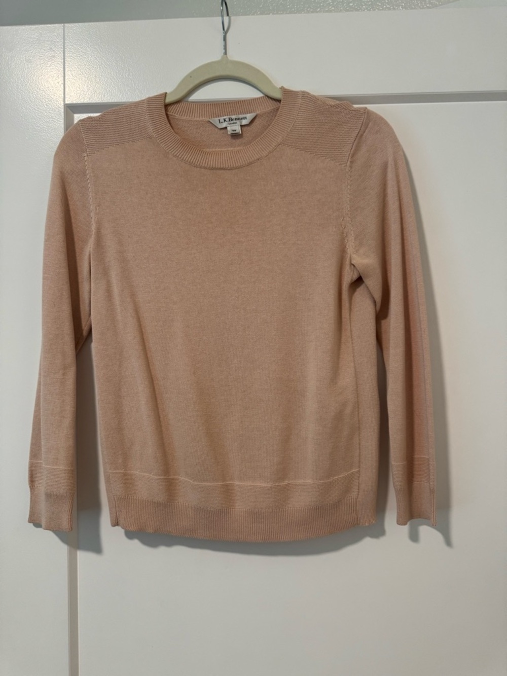 L.K. Bennett Maisy Crewneck Sweater – Putty | XS